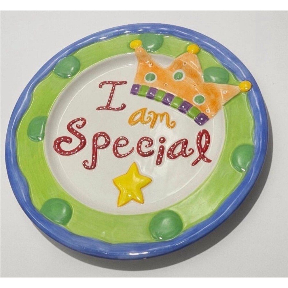 Marianne Richmond I Am Special Ceramic Celebration Party Plate 10" Kid Birthday